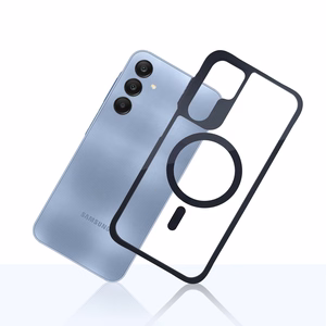 3mk Satin Armor Magnētiskais viedtālruņa apvalks Samsung Galaxy A25 5G - caurspīdīgs