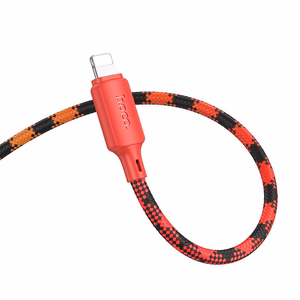 Cable USB A to Lightning Hoco 2,4A 1 m X116 gradient red