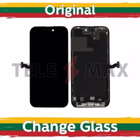 LCD Displejs Saderīgs ar iPhone 14 Pro Melns (Renewed: Telemax)