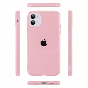 TEL PROTECT loga viedtālruņa apvalks Iphone 12 Mini rozā