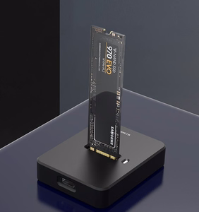 Gembird DD-U3M2 diska dokstacija USB 3.2 Gen 1 (3.1 Gen 1) Type-C melns