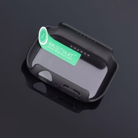 Bestsuit apvalks ar hibrīdo stiklu Apple Watch sērijai 7/8/9-45mm - grafīts