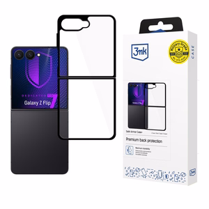 3mk Satin Armor Case+ для Samsung Galaxy Z Flip 7 - прозрачный чёрный