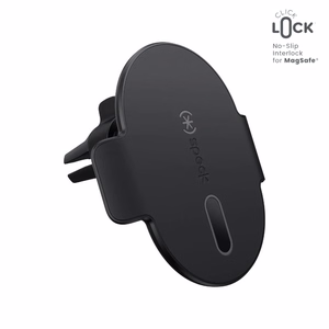 Speck ClickLock MagSafe tālruņa turētājs automašīnas ventilācijas restei, melns