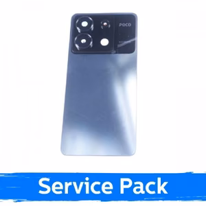 Aizmugurējais vāks saderīgs ar Xiaomi Poco X6 5G / zils / (Service Pack)