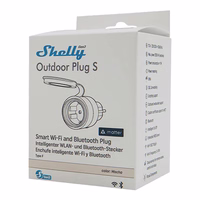 Shelly Plug S MTR Gen3 IP44 12A viedā āra kontaktligzda