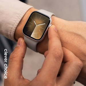 Ремешок Crong Liquid из жидкого силикона для Apple Watch 38/40/41/42 мм, каменно-бежевый