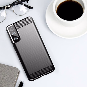 Oglekļa apvalks elastīgs pārklājums TPU apvalks Samsung Galaxy S21+ 5G (S21 Plus 5G) zils