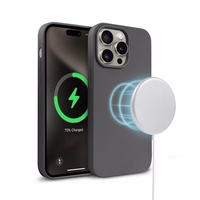 Crong Color Cover Magnetic - iPhone 15 Pro MagSafe maciņš (Titanium)