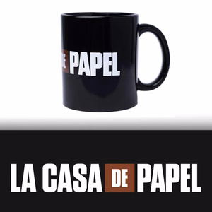 La Casa De Papel Logo keramikas krūze dāvanu kastē, 330 ml