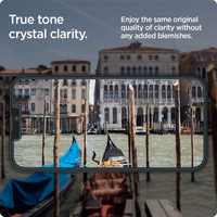 Spigen Glas.tR EZ Fit rūdīts stikls iPhone 13 / 13 Pro / 14 / 16e – 2 gab.