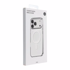 Case for iPhone 15 Clear Fusion Mag Cover compatible with MagSafe white