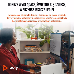 HP Poly Blackwire 3325 Stereo Microsoft Teams sertificētas USB-C austiņas +3,5 mm kontaktdakša + USB-C/A adapteris