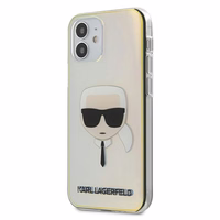 Karl Lagerfeld daudzkrāsains Karl's Head viedtālruņa apvalks iPhone 12 mini