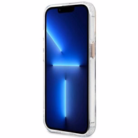 Guess GUHMP13XHTRMD iPhone 13 Pro Max 6.7 "zeltains / zeltains cietais apvalks Metāla kontūra Magnētiskais