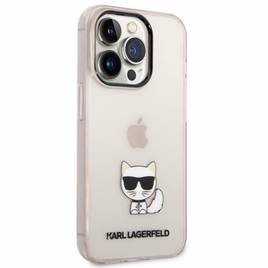 Karl Lagerfeld Choupette Body maciņš iPhone 14 Pro Max rozā
