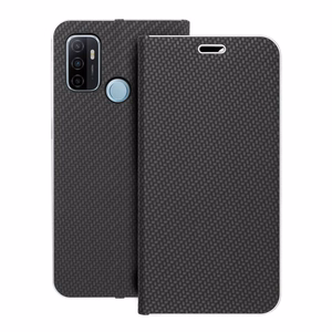LUNA grāmatas apvalks OPPO A53 2020 / A53s melns