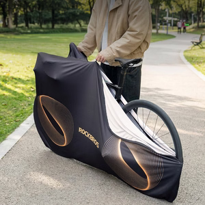 Rockbros D97 elastīgs pārvalks 24"-29" elektriskajiem, grants un kalnu velosipēdiem un 700C šosejas velosipēdiem - melns