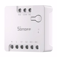 SONOFF MINI-D viedais WiFi Matter slēdzis (AC/DC 12-48V, sausais kontakts)
