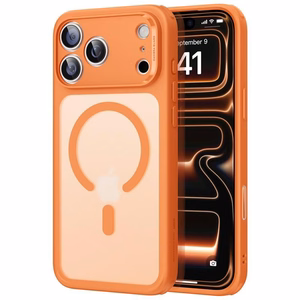 Чехол ESR Classic Hybrid MagSafe для iPhone 17 Pro Max - прозрачно-оранжевый