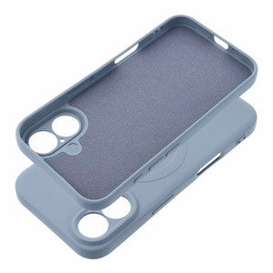 SILICONE MAG COVER magnētiskais silikona viedtālruņa apvalks, saderīgs ar MagSafe, paredzēts SAMSUNG S25, gaiši zils