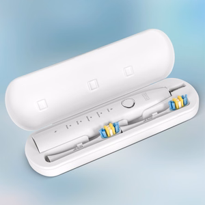 TEESA SONIC 2 skaņas zobu birste, melna, 5 režīmi, ceļojumu futrālis, USB-C
