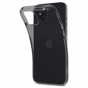 Spigen Crystal Flex viedtālruņa apvalks iPhone 15 Plus - pelēks/caurspīdīgs