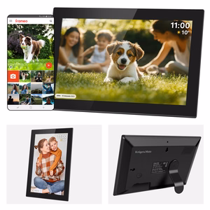 Kruger&Matz FRAMEO Wi-Fi digitālais foto rāmis, 10,1 colla, melns