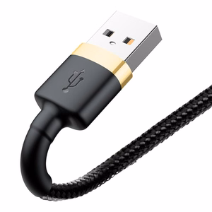 Baseus kabelis Cafule USB - Lightning 1,0 m 2,4A zelta-melns