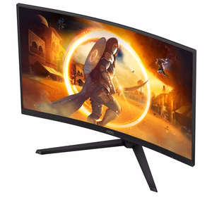 AOC G4 CQ32G4VE datora monitors 80 cm (31.5") 2560 x 1440 pikseļi Quad HD LCD melns, pelēks