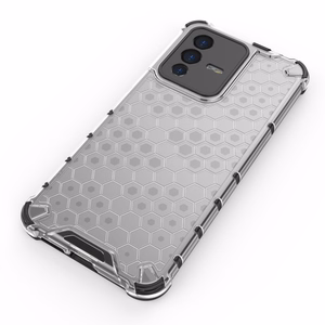 Honeycomb case бронированная крышка с гелевой рамкой Vivo V23 5G чёрный
