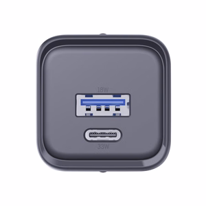 3mk Hyper Charger PD 33W GaN QC4+ PPS AFC FCP SCP 1A1C sienas lādētājs - melns