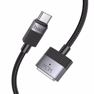 Kabelis USB C uz Mag3 Hoco 5A 140W magnētisks 1,8 m U141 melns