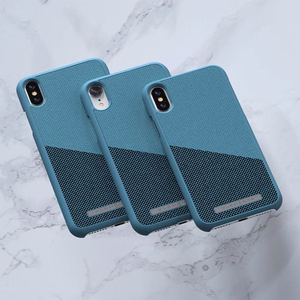 Nordic Elements Saeson Freja vāciņš ierīcei iPhone XR, tumši zilzaļš