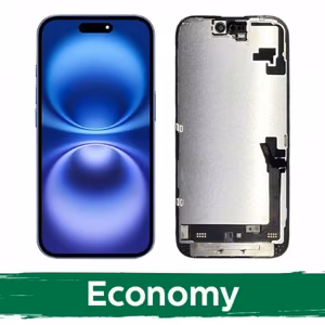 LCD ekrāns iPhone 16 melns (INCELL / Economy) Removable IC