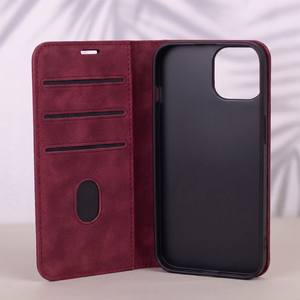 Smart Suede maciņš Honor 600 / Honor 600 Pro bordo