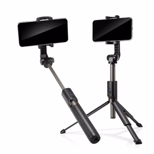 selfiju nūja Spigen S540W Bluetooth ar trijkāji - melns