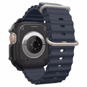 Spigen Rugged Armor maciņš Apple Watch Ultra 49 mm, matēti melns