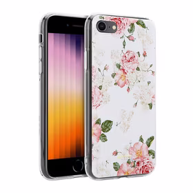 Crong Flower maciņš – iPhone SE (2022/2020) / 8 / 7 maciņš (Pattern 02)