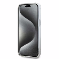 DKNY IML Mono un svītras Magnētiskais viedtālruņa apvalks iPhone 15 / 14 / 13 - bēša