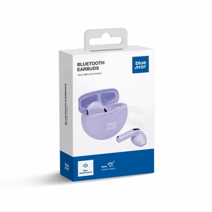 Wireless earbuds BLUE STAR Circle Beat TX3 TWS lavender