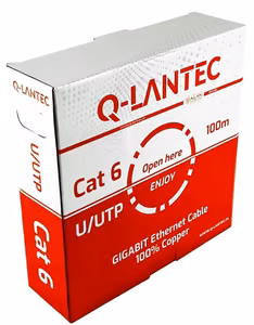 Q-LANTEC U/UTP Cat.6A tīkla kabelis, vītais pāris, LSOH