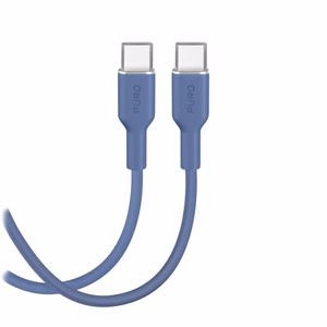 Puro ICON USB-C - USB-C kabelis 1.5m - zils