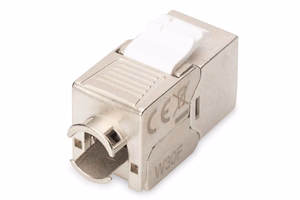 Digitus CAT 6A keystone modulis, ekranēts, bez instrumentu montāža