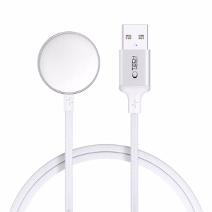 Tech-Protect UltraBoost USB-A indukcijas lādētājs Apple Watch 1m - balts