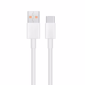 XIAOMI oriģinālais kabelis USB A uz Type C 6A 1 m balts bulk