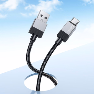 Кабель USB A to USB C Hoco 3A 1 m X110 черный