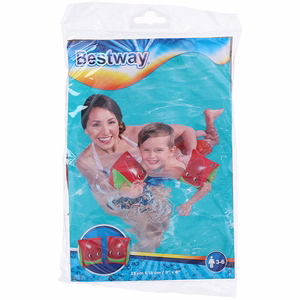 Bestway piepūšamie bērnu peldēšanas uzroči, 23 × 15 cm, sarkani