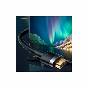 Baseus Cafule HDMI / HDMI 2.0 4K 60 Hz 3D 18 Gbps kabelis 2 m – melns