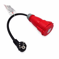 Adapteris Reach CEE 16A 400V uz 220V Schuko